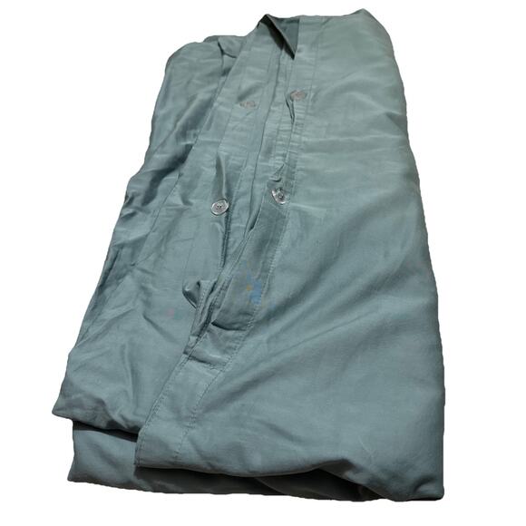 Ikea LUKTJASMIN King Duvet cover and pillow Shams Teal $ 1,600 New - EUC steal - Picture 10 of 10